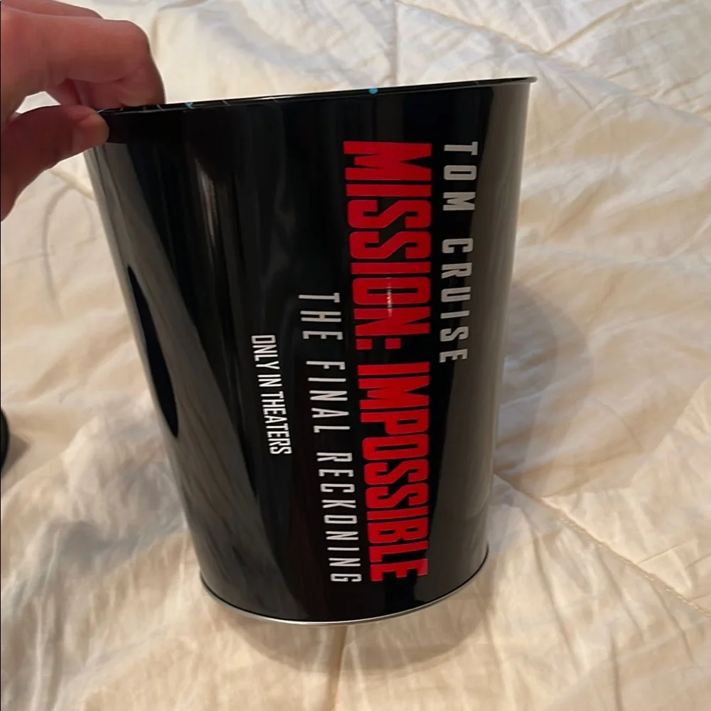 Mission: Impossible Black and Red Popcorn Bucket Set